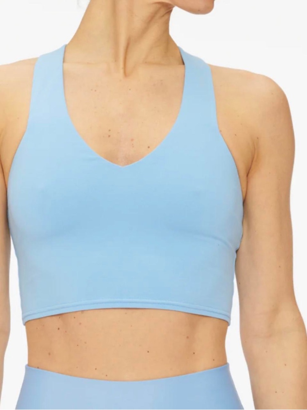 Alo Yoga Airbrush Real Bra Tank – Light Blue / Size S